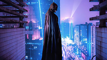 Another Night Of Batman , batman, neon, superheroes, artist, artwork, digital-art HD wallpaper