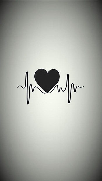 Love Broken Heart Black, Emoji Broken Heart HD phone wallpaper