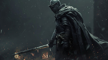 Dark Souls Knight in Cloak -, video game, Dark Souls, knight, cloak HD wallpaper