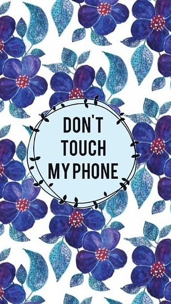 Don't Touch My , Floral Design, dont touch my , background HD phone wallpaper