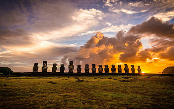 Moai, Polynesian culture, Stone guardians, Sacred sites HD wallpaper