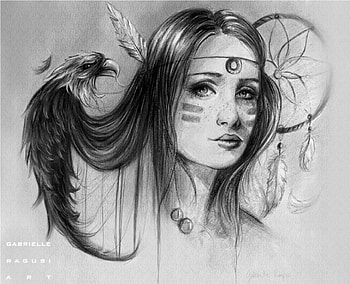 Fantasy, lady, abstract, art HD wallpaper