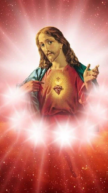 Jesus, Red Theme, Background, lord yesu HD phone wallpaper