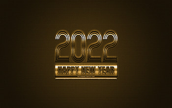 2022 New Year, 2022 gold background, 2022 concepts, Happy New Year 2022, gold carbon texture, gold background HD wallpaper
