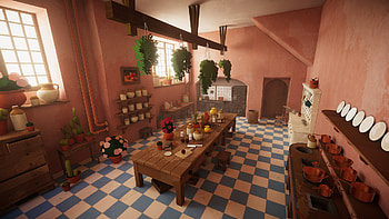 Botany Manor Game Kitchen Scene, video game, Botany Manor HD wallpaper