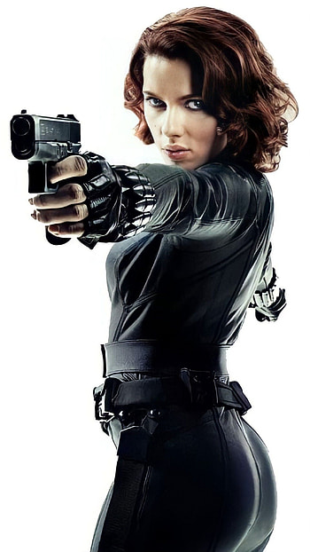 Scarlett Johansson, black widow HD phone wallpaper