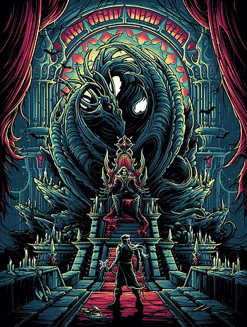 Castlevania Dracula, Vlad, Art, Belmont, Konami, Vampire, Videogames, Dragon HD phone wallpaper