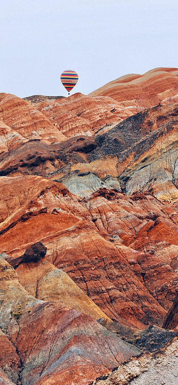Rainbow Mountain Peru, Colorful scenery, Striking landscapes, Natural beauty HD phone wallpaper