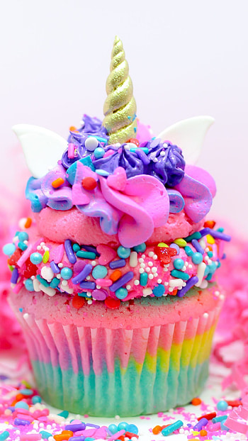 Cupcake, Unicorn Cupcake HD phone wallpaper