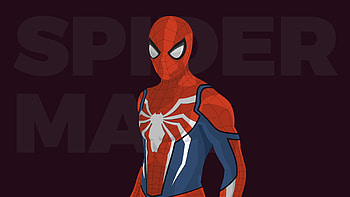 Spider-Man, minimal, artwork HD wallpaper