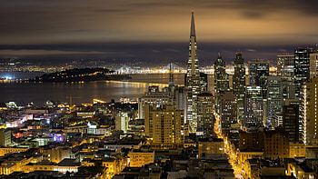 San Francisco Skyline, , Beautiful city view, Urban charm HD wallpaper