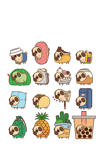 Puglie, Art, Pug, Funny HD phone wallpaper