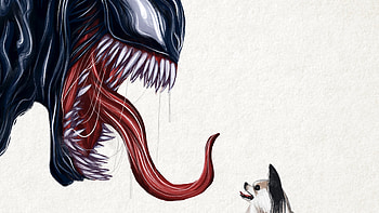 Hi We Are Venom, venom, superheroes, digital-art, artwork HD wallpaper