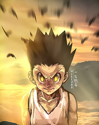 Gon, hunter x hunter, kurapika, killua, leorio, anime HD phone wallpaper