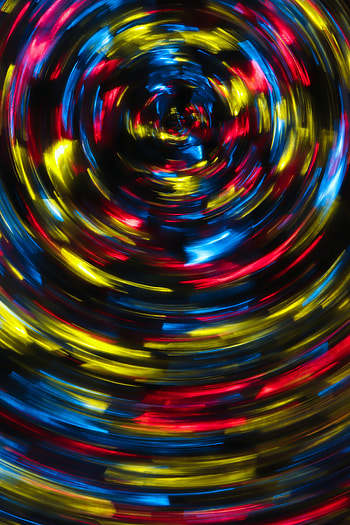 Abstract, Glare, Shine, Light, Multicolored, Motley, Blur, Smooth, Long Exposure, Spiral HD phone wallpaper