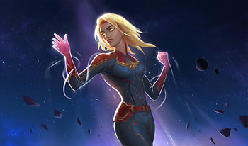 Captain Marvel New, captain-marvel, superheroes, artwork, art HD wallpaper