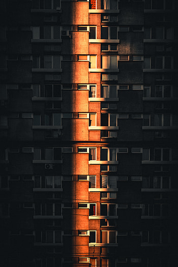 Architecture, Building, Shine, Light, Miscellanea, Miscellaneous, Apartments, Facade HD phone wallpaper