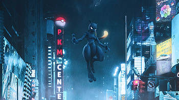 Mewtwo , movies, artwork, artist, behance HD wallpaper