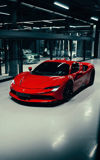 Ferrari SF90, automotive_design, motor_vehicle HD phone wallpaper