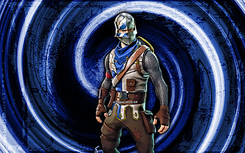 Blue Squire, blue grunge background, Fortnite, vortex, Fortnite characters, Blue Squire Skin, Fortnite Battle Royale, Blue Squire Fortnite HD wallpaper