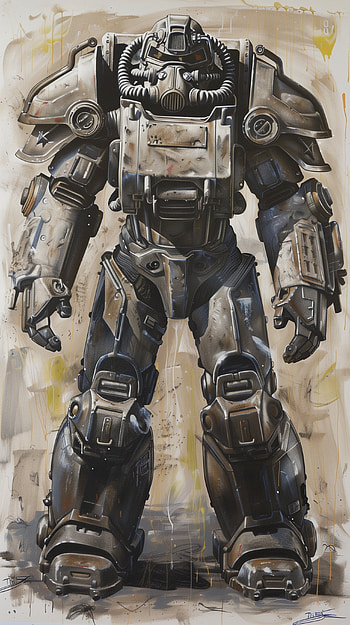 Fallout T-60 Armor Mobile, video game, Fallout, armor, Science Fiction HD phone wallpaper