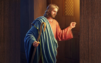 Jesus Knocking, Christ, door, knocking, Jesus HD wallpaper