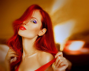 Jessica Rabbit, mode, redhead, woman HD wallpaper