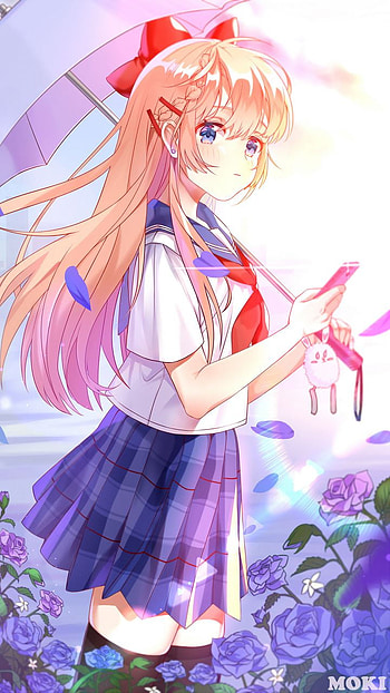 Anime, guzel, sanat, kiz HD phone wallpaper