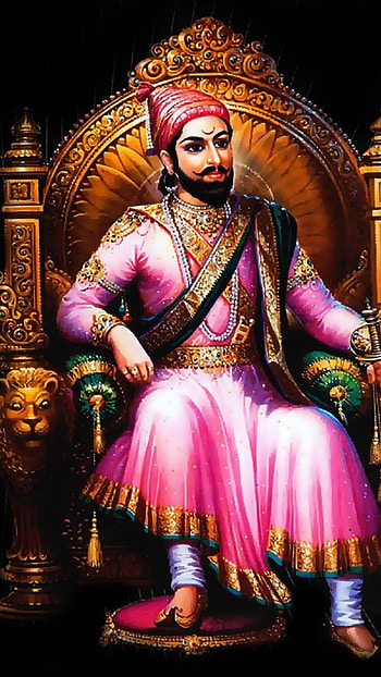 Shivaji Maharaj Jayanti, Beautiful Painting, shivaji maharaj aasan HD phone wallpaper