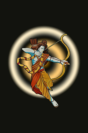 Shri Ram, symbol, art HD phone wallpaper