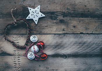 Miscellanea, Miscellaneous, Christmas, Ball, Heart, Star, Ornament HD wallpaper