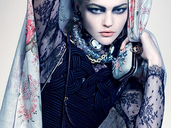 MAGICAL FASHION, attractive, necklace, bracelet, jewelry, charm, lips, gemma, female, makeup, accessories, magic, hand bag, pivovarova, paris, eyes, Sasha, vogue, beautiful, fashion, earrings, face, ward, models, women HD wallpaper