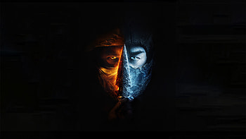 Mortal Kombat, 2021 movie, face-off, logo HD wallpaper