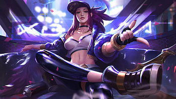 KDA League Of Legends, league-of-legends, games, fantasy-girls, artist, artwork, digital-art, artstation HD wallpaper