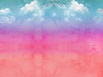 I need to break out!!!, clouds, rainbow colours, sky, writing HD wallpaper