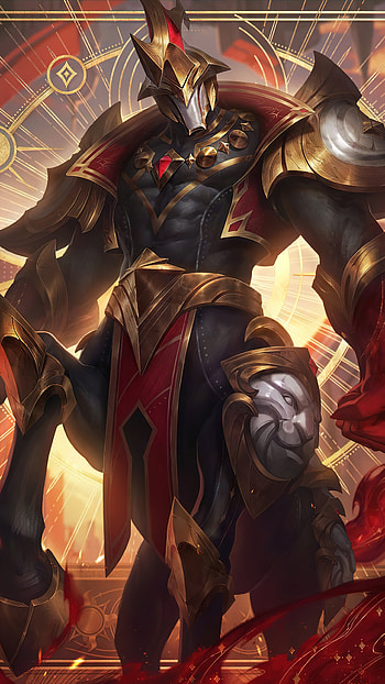 Arcana Hecarim, legends, league, of, skin, riot HD phone wallpaper
