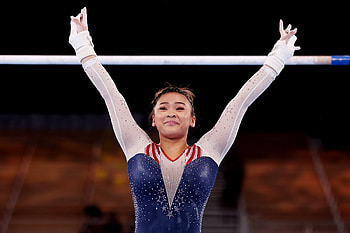 Sunisa Lee, Olympic victory, Women's all-around gold, Gymnastics triumph HD wallpaper
