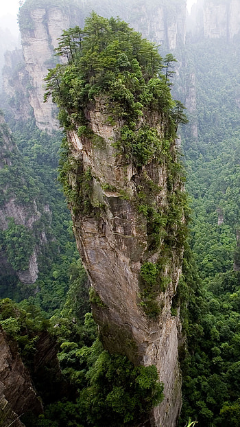 Zhangjiajie Travels, Tianzi mountain, Zhangjiajie national forest park HD phone wallpaper