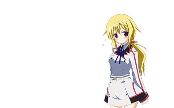 Anime, Girl, Blonde, Face, Meditation, Reflections HD wallpaper