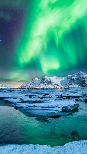 Finland travels, Aurora , Stunning light show, Natural wonder HD phone wallpaper