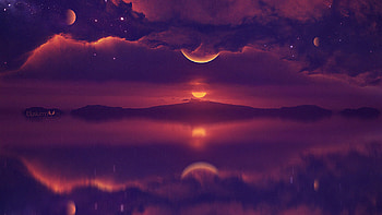 Morning Dark Sunrise, artist, artwork, digital-art, deviantart HD wallpaper