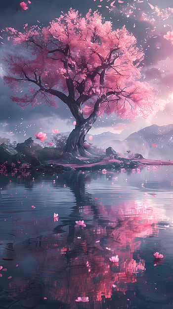 Sakura fantasy, sakura, fantasy HD phone wallpaper
