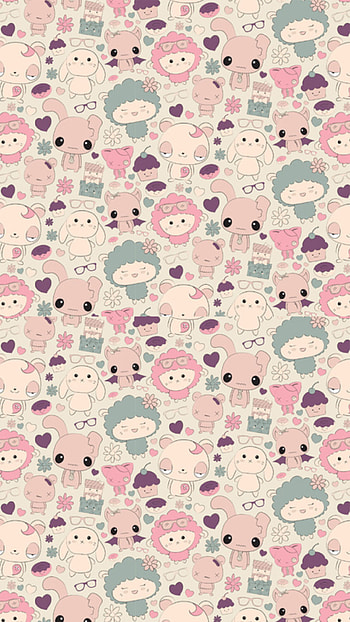 Kawaii-Pattern---6-Plus-by-Blackberyy- HD phone wallpaper
