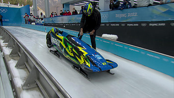Brazilian bobsleigh gaffe, Slip accident, Beijing Olympics, Training mishap HD wallpaper