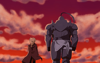 Anime characters, Edward Elric, Alphonse Elric, Manga art HD wallpaper