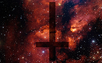 space cross inverted HD wallpaper