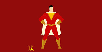 Shazam!, superhero, art, DC comics HD wallpaper