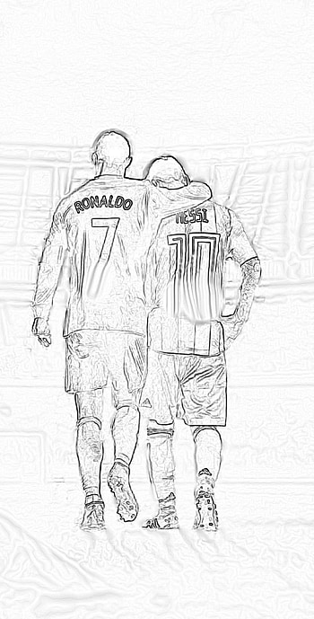 Two Legend, ronaldo, messi HD phone wallpaper