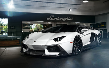 Lamborghini Aventador, Aventador, fast, white, Laborghini HD wallpaper