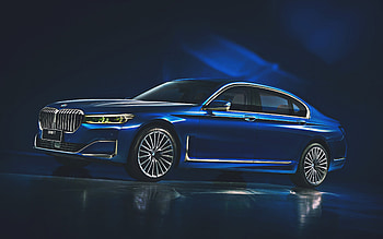 BMW 7-series, , luxury cars, 2021 cars, G11, studio, 2021 BMW 7-series, BMW G11, german cars, BMW HD wallpaper